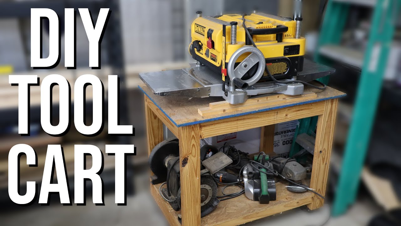 Rolling Tool Cart / Planer Stand DIY