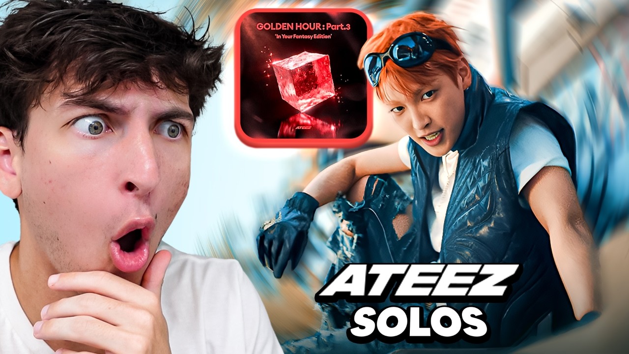1st Time Hearing ATEEZ SOLO SONGS.. it got freaky