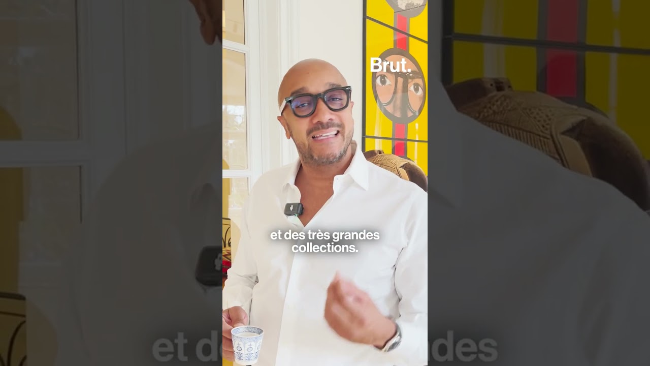 Avec Didier Claes, passionné d’art africain.
