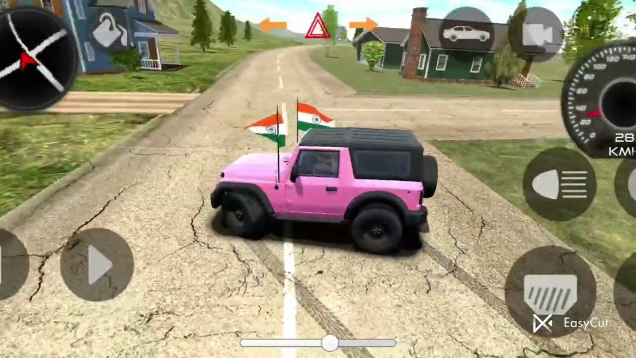 Modified Mahindra Thar😈Games:Indian Red Thar (Gadi Wala Games) Car Game Android Game - #2025