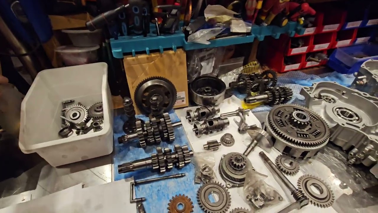 Drz 400 Full Vertex Engine Rebuild Kit  Main Bearings Replacement Part 1