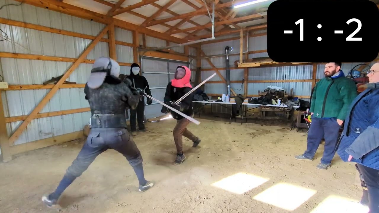 HEMA Longsword 'Clean' Competition with Sharp Simulators