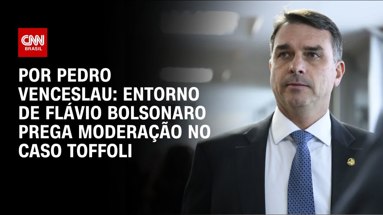 Entorno de Flávio Bolsonaro prega moderação no caso Toffoli | CNN 360º