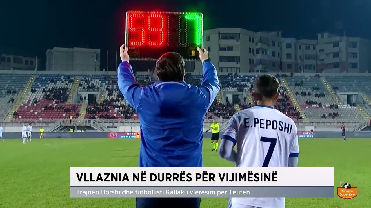 Vllaznia në Durrës për vijimësinë