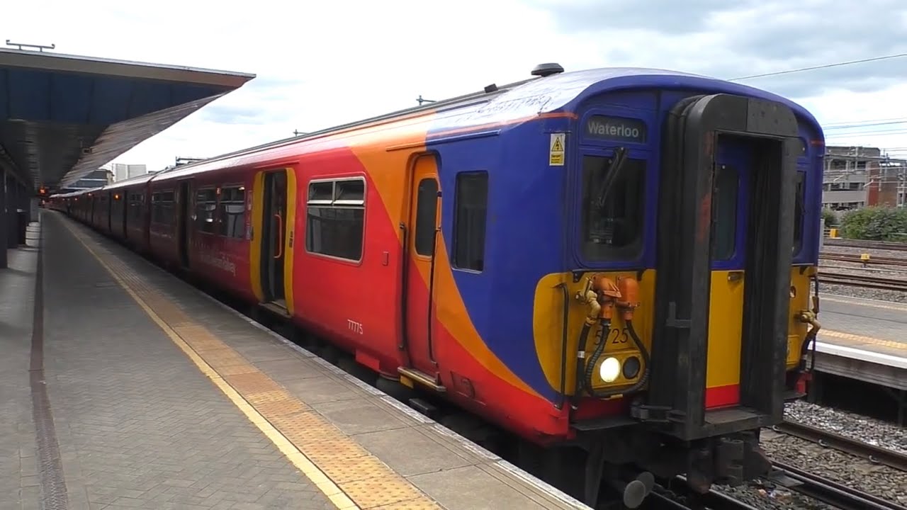 SWR Class 455 ride - Reading to London Waterloo