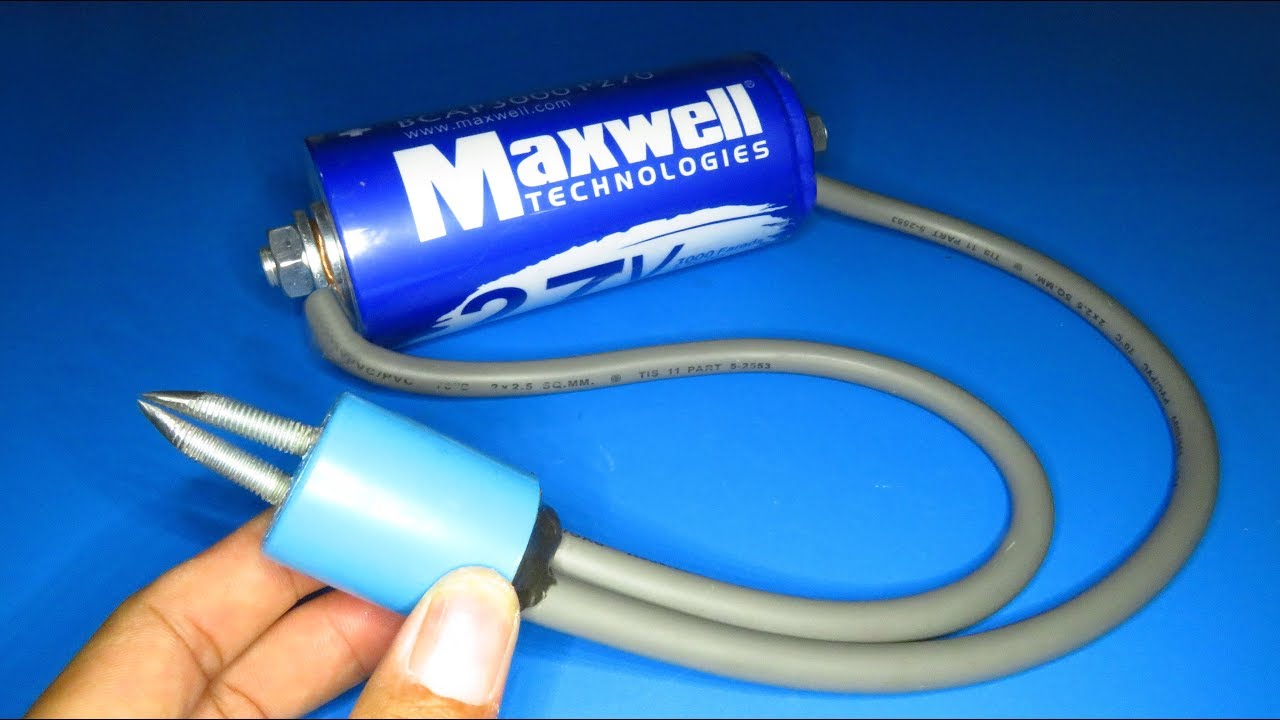 How to make spot welding machine using super capacitor maxwell 3000 Farads
