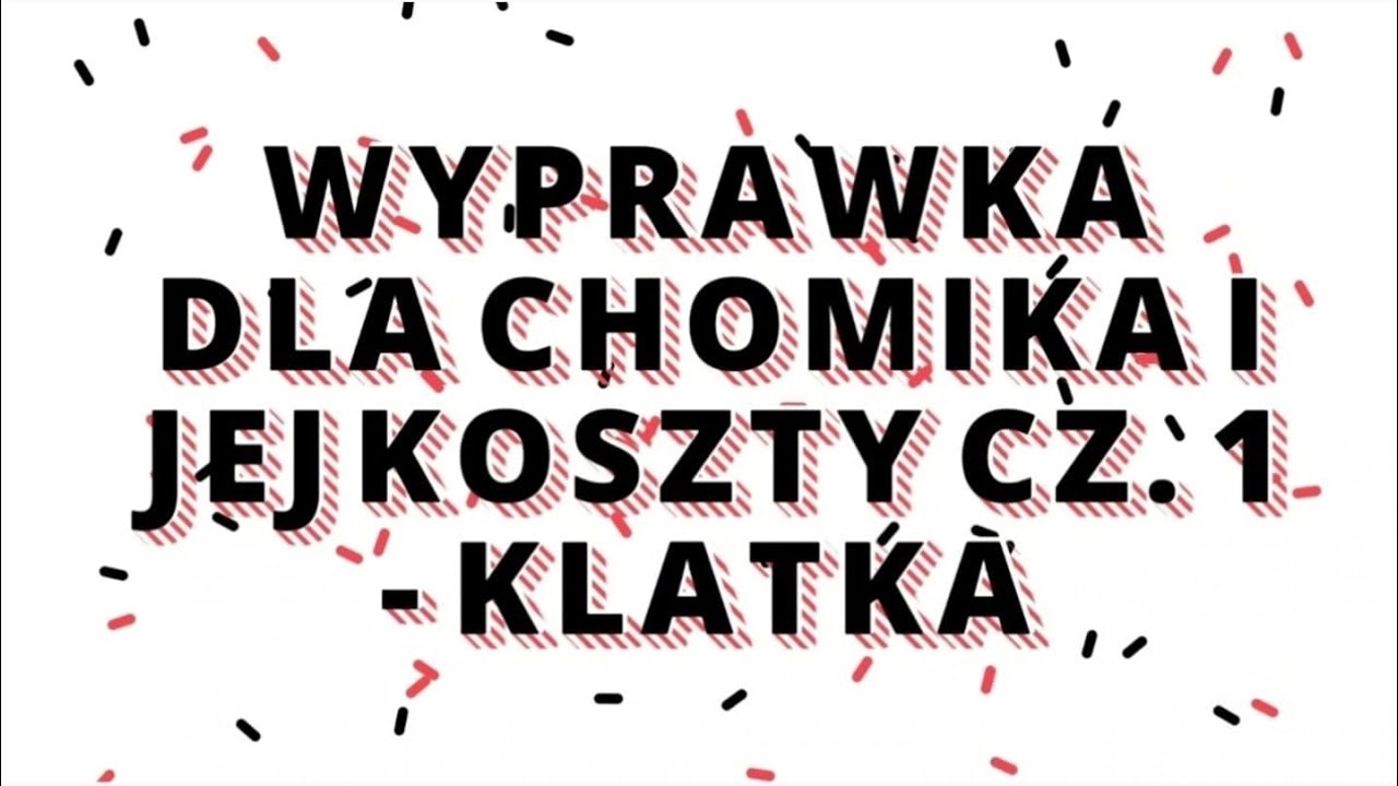 Wyprawka dla chomika i jej koszty Cz. 1/2 - Klatki - Chomicze Porady #6