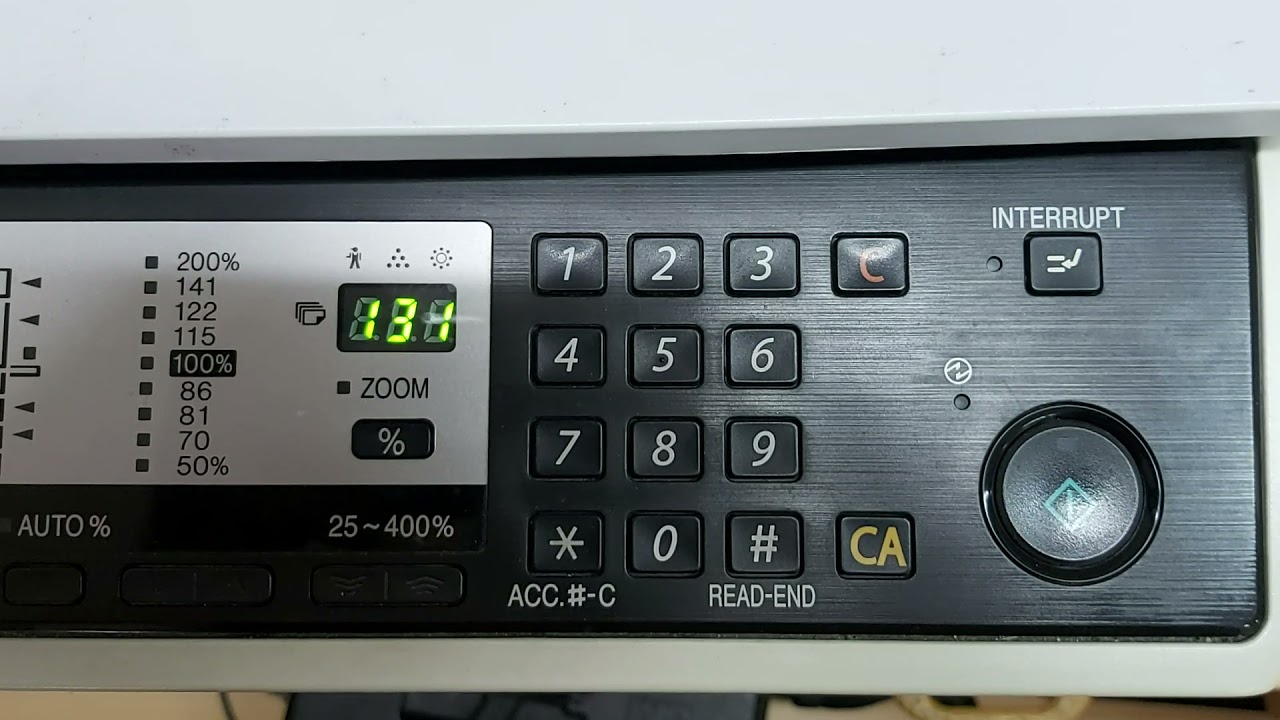 Developer initialization and reset maintenance counters on SHARP AR-5618