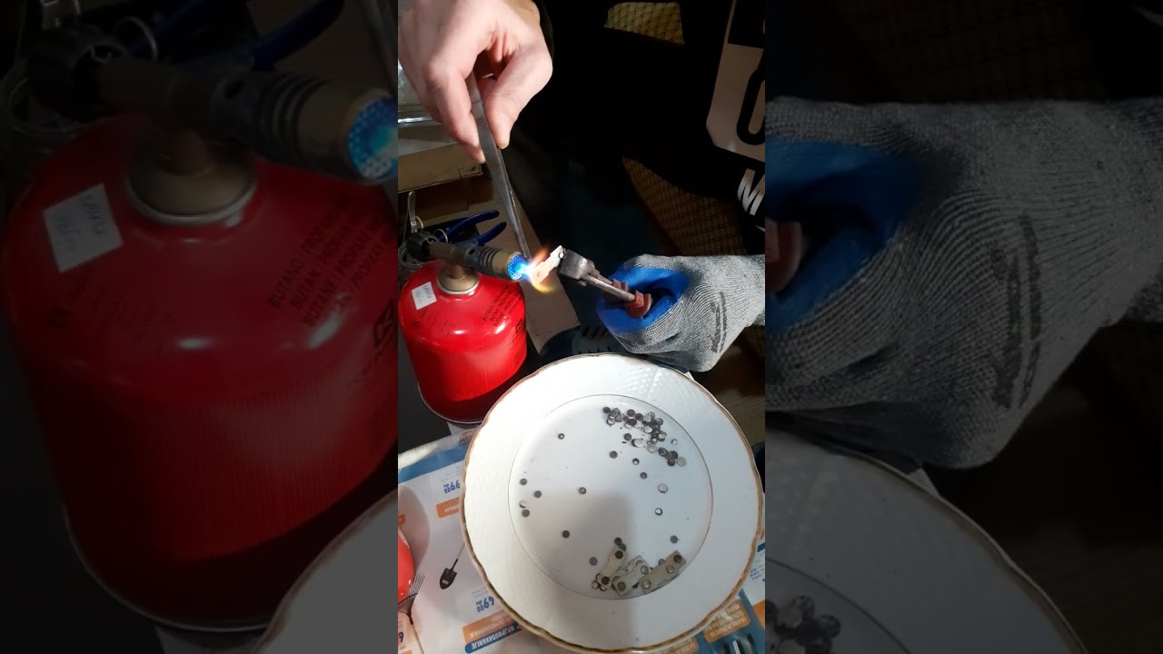 ZLATO IZ EL.OTPADA;GOLD FROM E-WASTE-Nastavak skidanja srebrnih kontakta 2#hobby #scraper