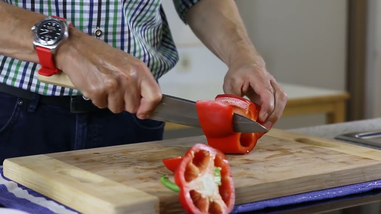 Lebensmitteltechnologie: Paprika richtig schneiden (Zellstruktur & Küchen-Physik) 🫑🔪