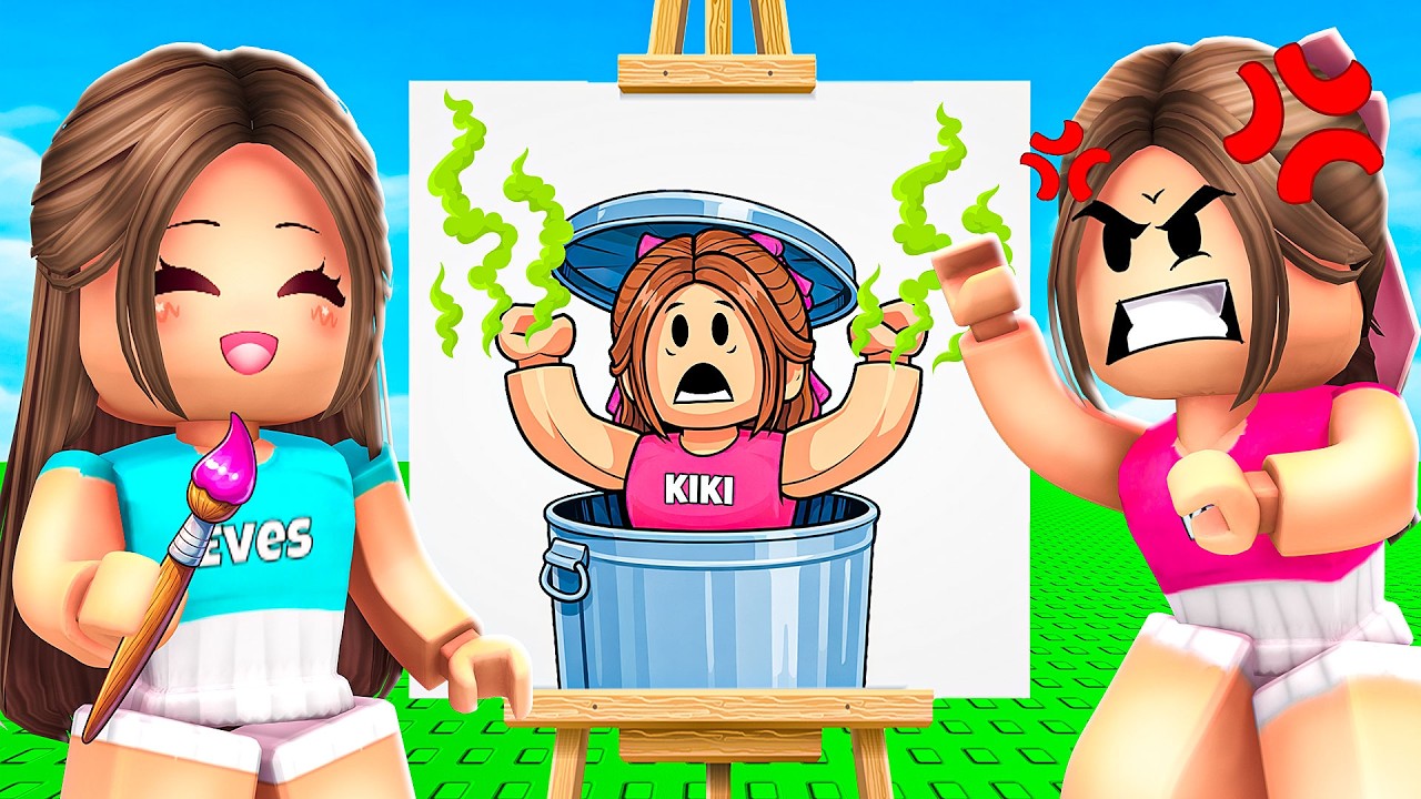 EXTREME SPEED DRAW with MY SISTER in Roblox!
