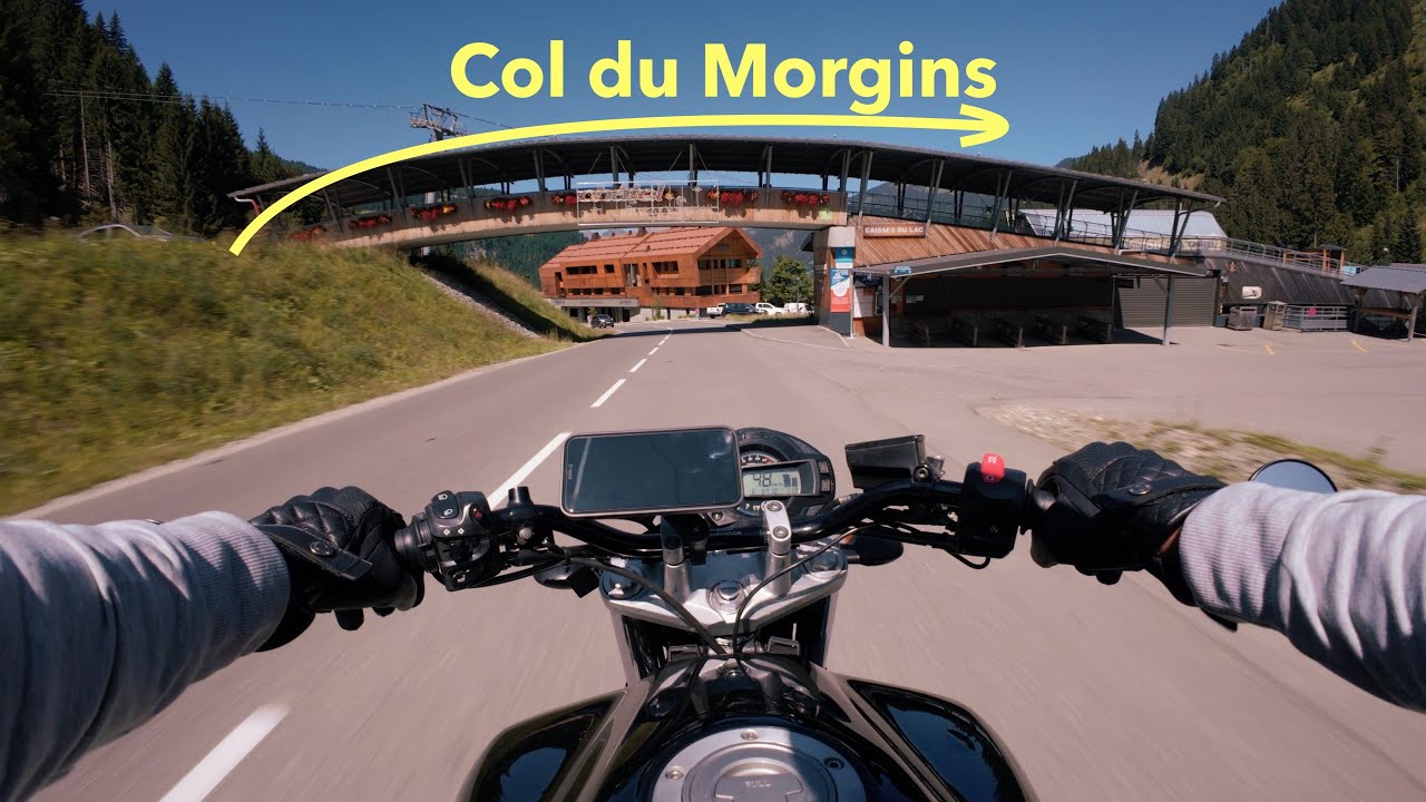 Another Mountain Pass From Switzerland to France | Pas de Morgins | Yamaha FZ6 Raw Onboard