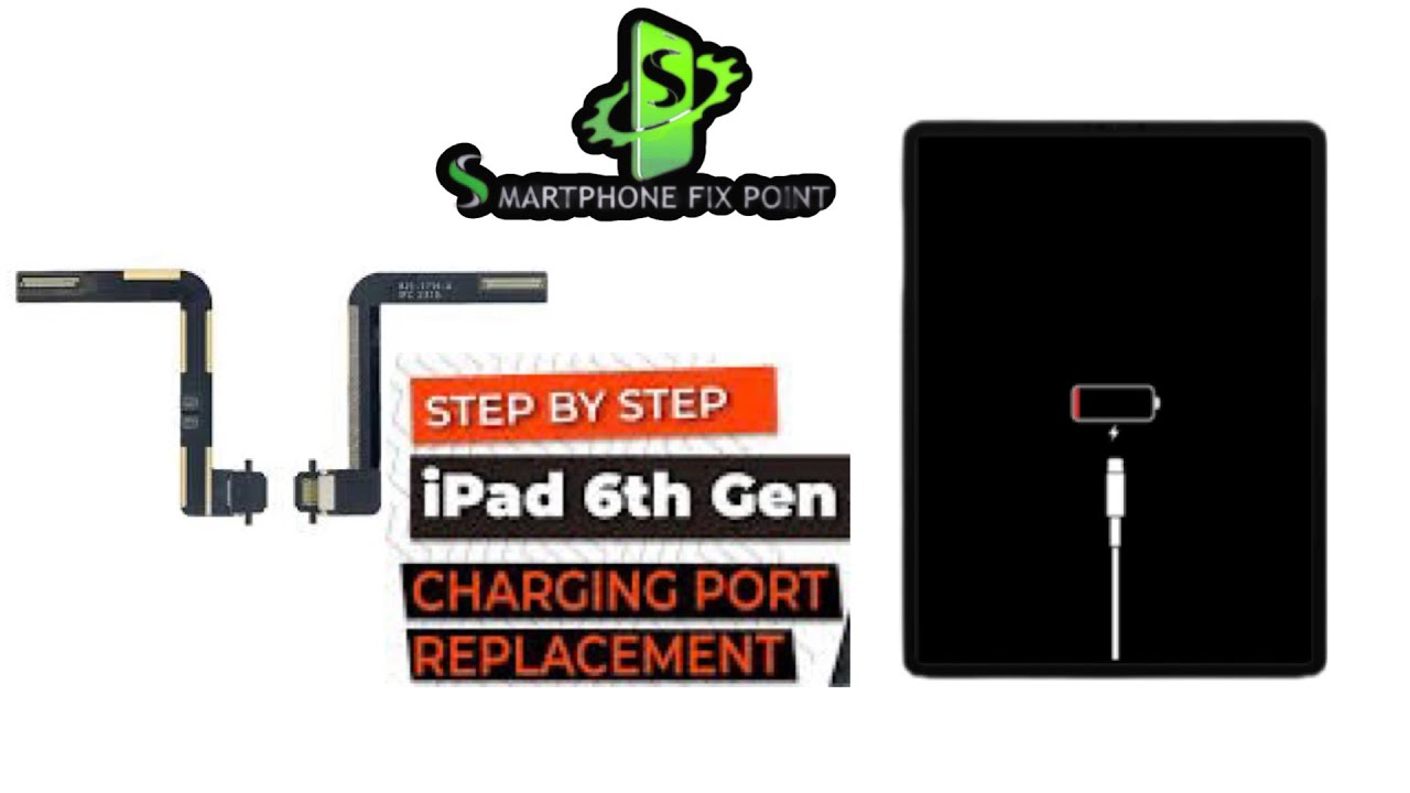 iPad 6th Generation Charging Port Replacement: Step-by-Step easy way tutorial #apple