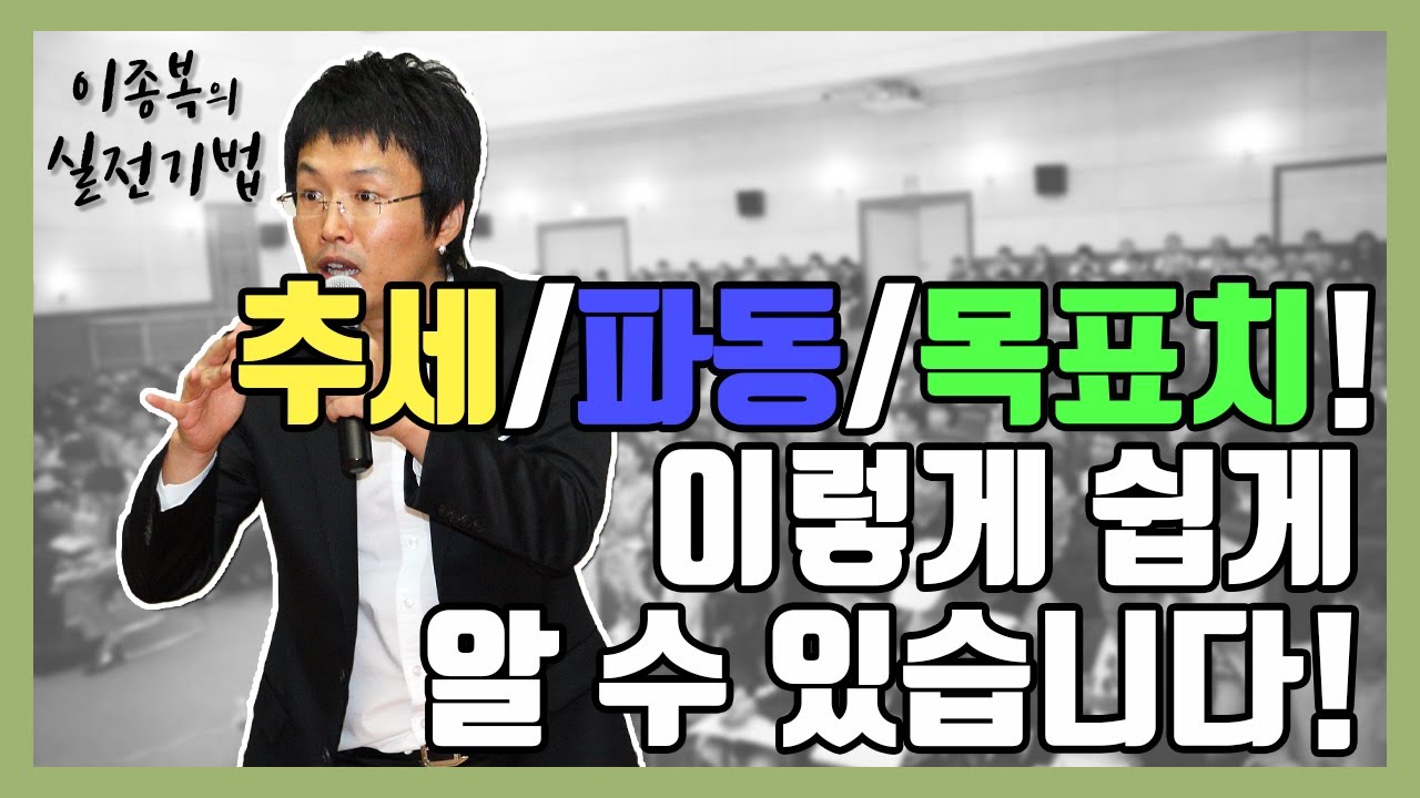 추세/파동/목표치! 이렇게 쉽게 알 수 있습니다!(선물/삼성전자/하이닉스등)