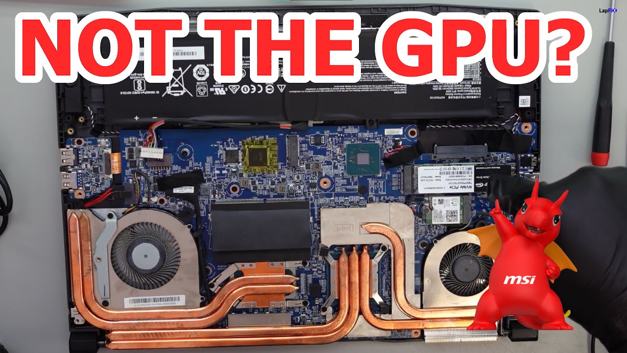 Как починить ноутбук MSI Pulse GL66 без дисплея | Легко исправить!
