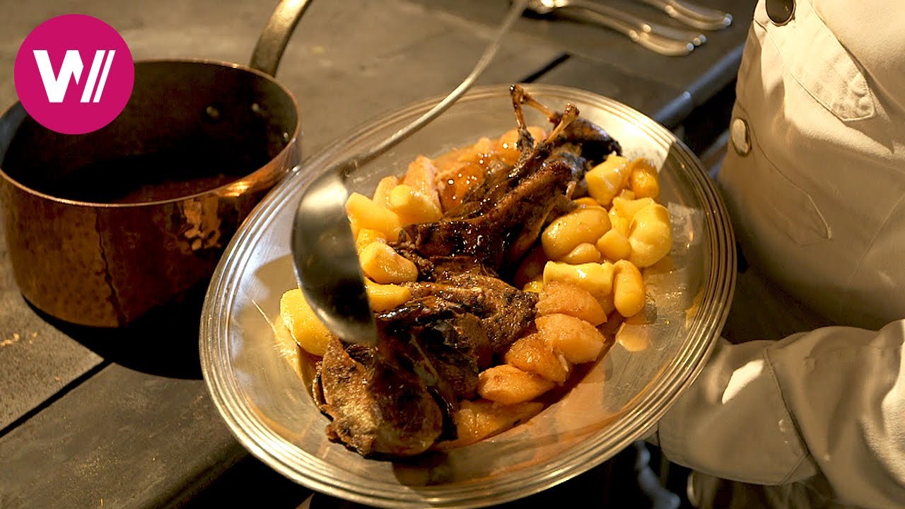 Le Lude Castle - Hunting luncheon with Pot-au-Feu, roast duck and caramelised pears | Cuisine Royale