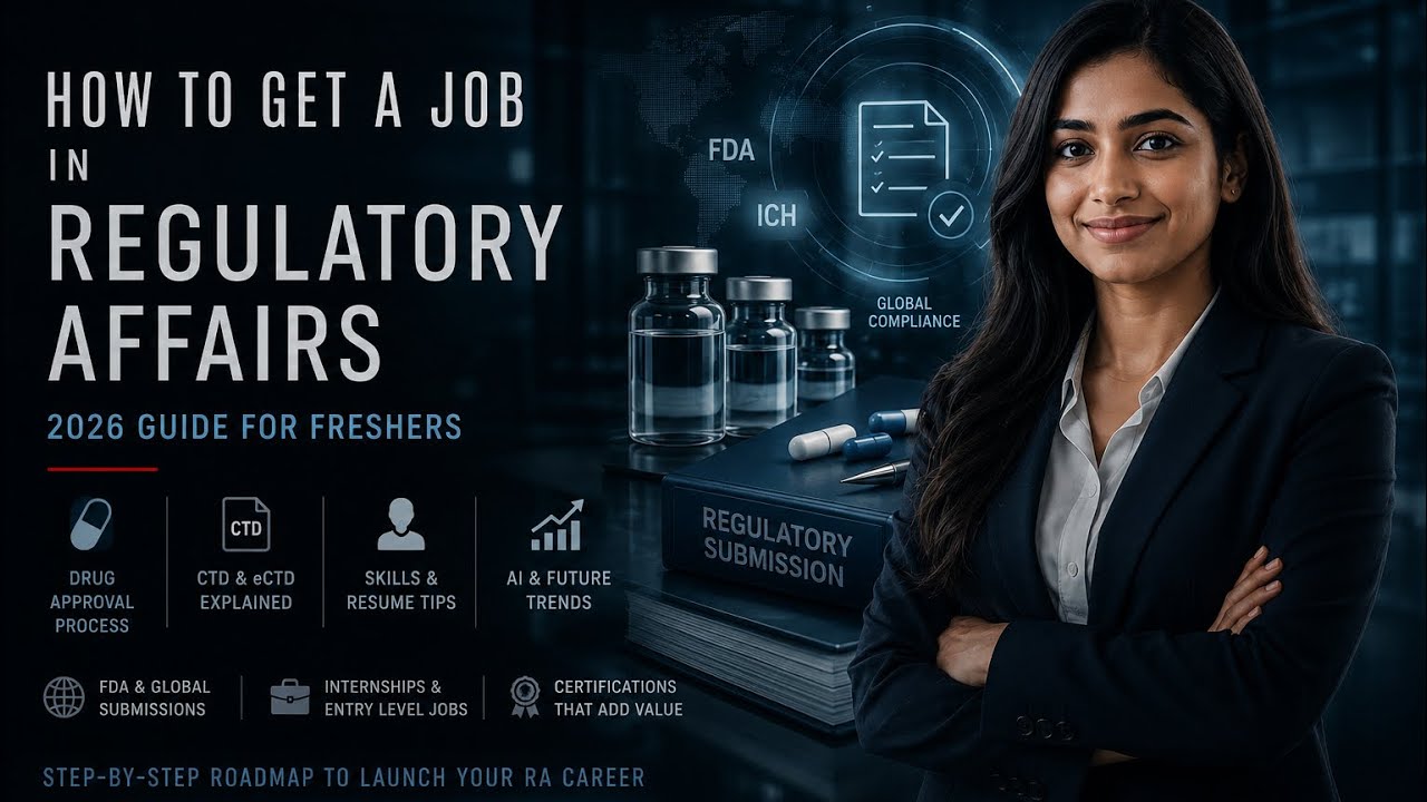 How to Get a Job in Regulatory Affairs in 2026 | Complete Pharma Career Guide for Freshers 💊