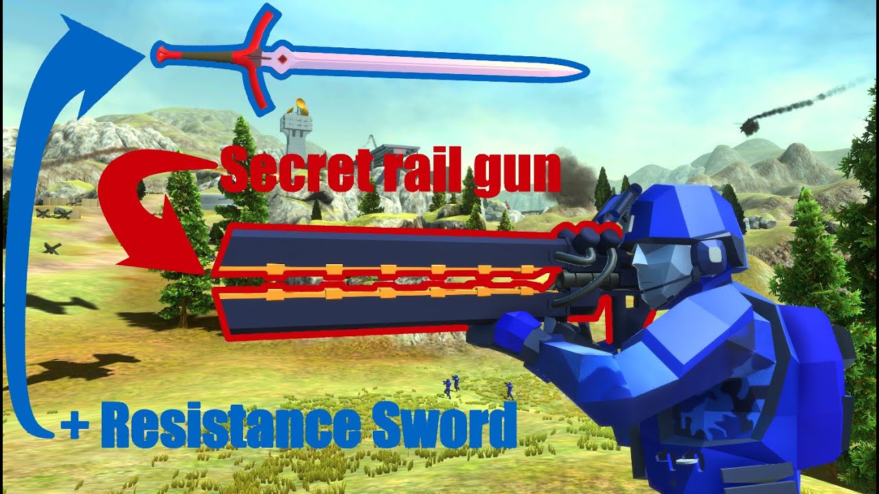 how to get the secret railgun in Ravenfield. (reupload)