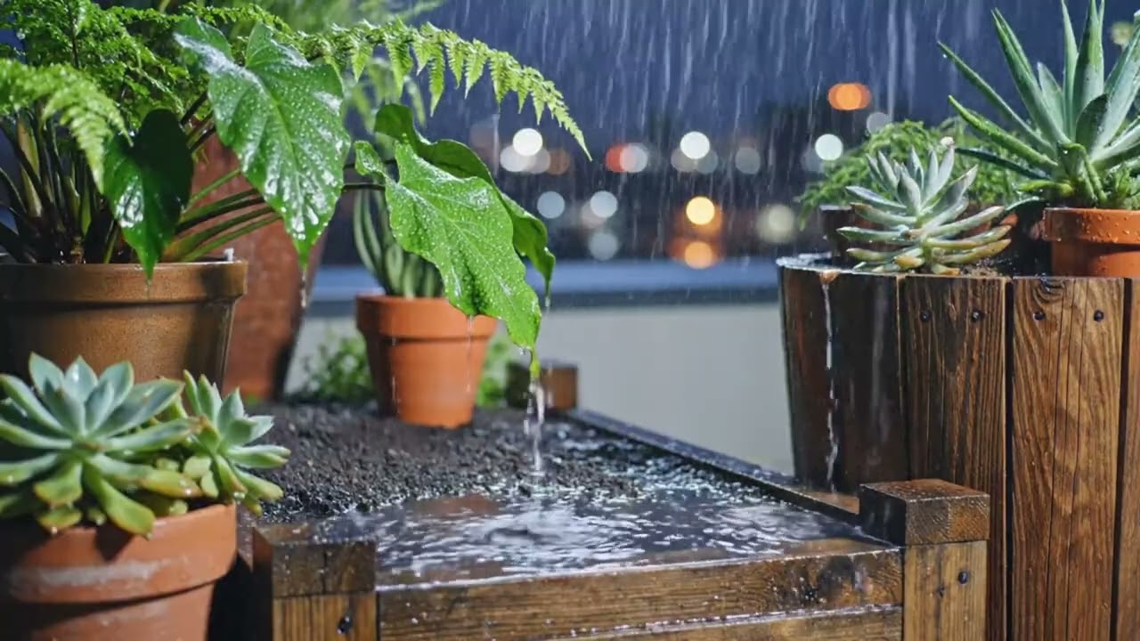 Sleep Soundly With Gentle Rain Sound For Ultimate Relaxation And Peace  ☔️ LeafTones