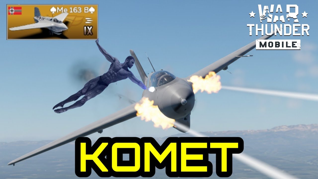 Me 163 B KOMET: El COHETE QUE ROMPIÓ EL JUEGO🚀 ||  War Thunder Mobile 