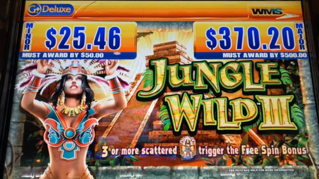 ★CHASING A BIG BONUS WIN ★JUNGLE WILD III (WMS) Slot☆ Barona Casino☆彡栗スロ