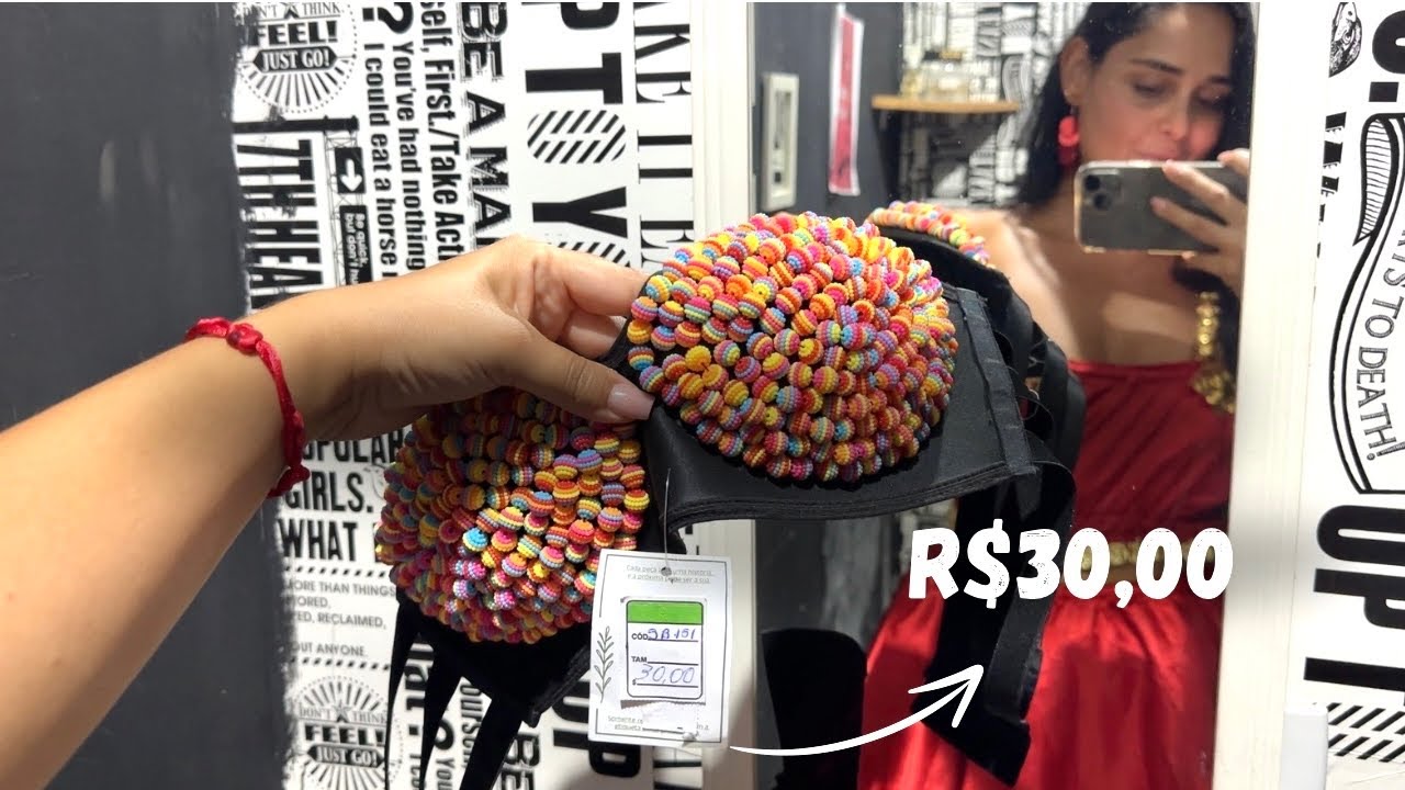 DESAFIO: MONTANDO LOOK DE CARNAVAL POR MENOS DE R$ 100,00