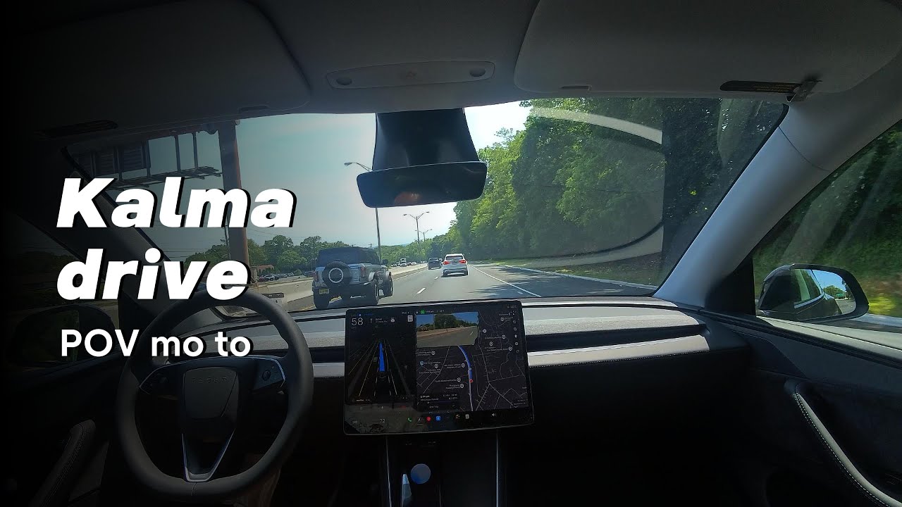 Food Delivery with Kalma—Tesla FSD x GPT POV!