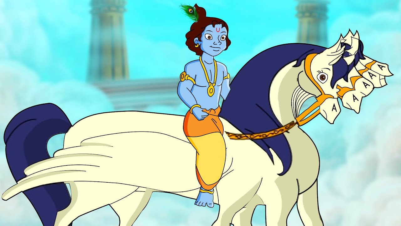Krishna aur Balaram - हवाई घोड़ा | Mysterious Flying Horse | Cartoons for Kids in Hindi