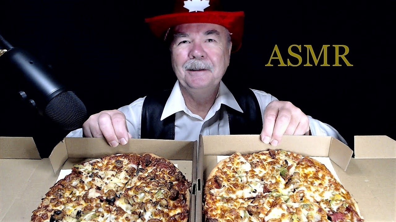 ASMR PIZZA MUKBANG:  