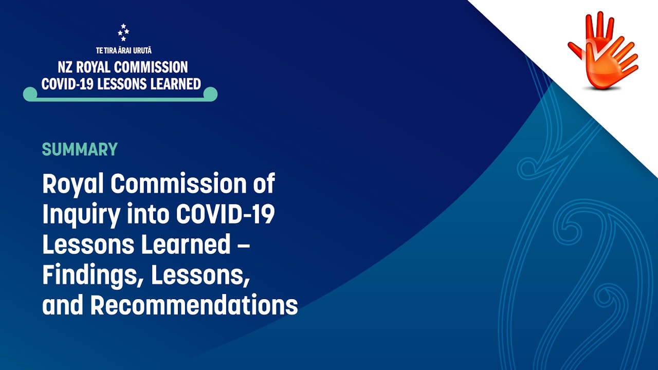 COVID-19 Inquiry Final Report NZSL summary