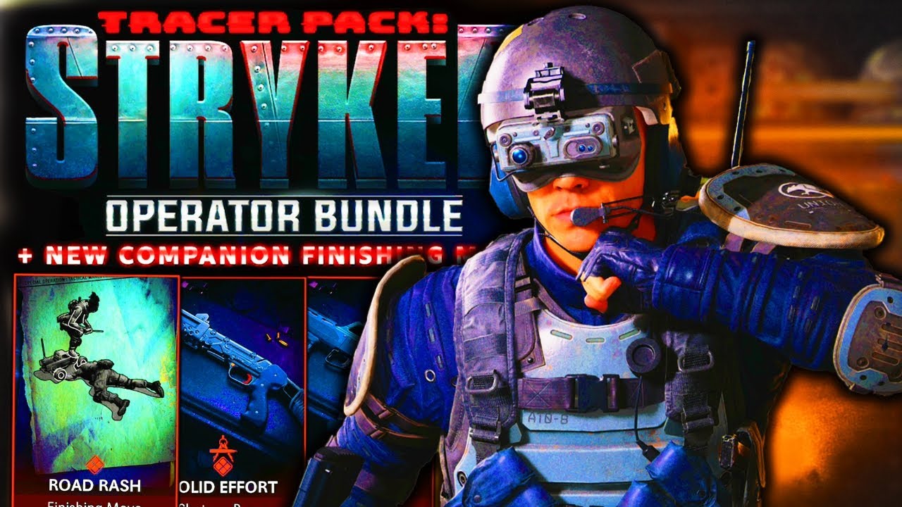 The NEW TRACER PACK: STRYKER Operator Bundle in Cold War Warzone