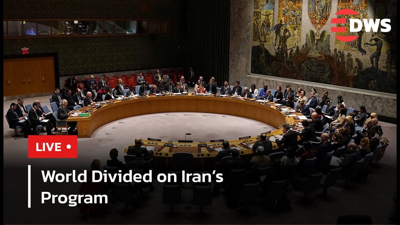 🔴 LIVE: UN Security Council Debates Nuclear Tensions with Iran  | AC1F