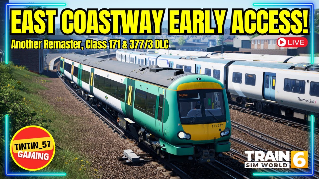 🔴 TSW6 EAST COASTWAY REMASTER EARLY ACCESS LIVE | Deep Dive into the route & DLC