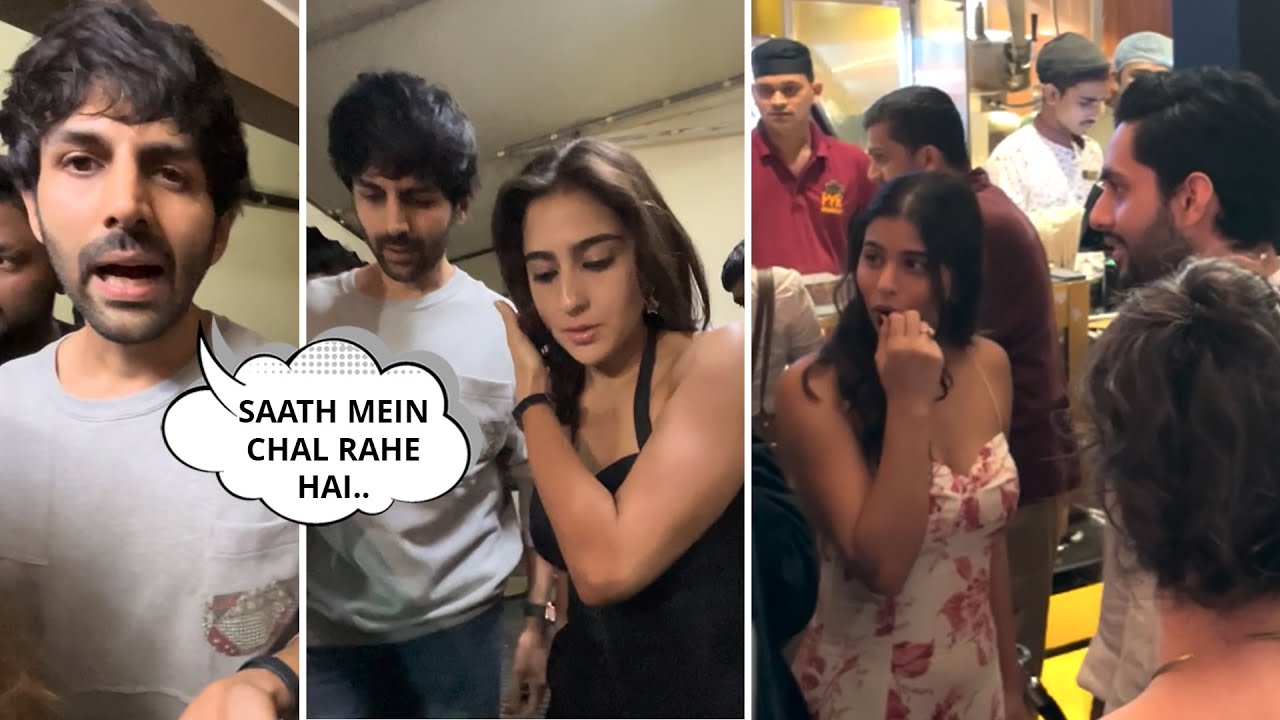 Kartik & Sara Walk Out Together; Rumored Couple Suhana & Agastya Spotted At 'Call Me Bae' Screening