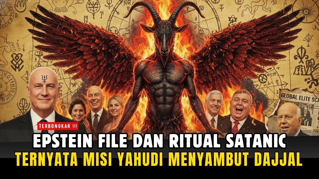 RITUAL KEKEJIAN EPSTEIN! Misi Gelap Yahudi Menyambut Dajjal di Akhir Zaman