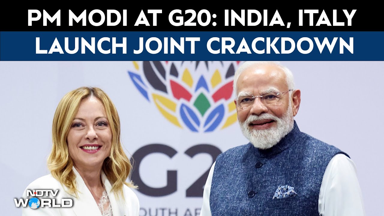 PM Modi News | PM Modi Pushes United Fight Against Terror, India, Italy Launch Joint Crackdown