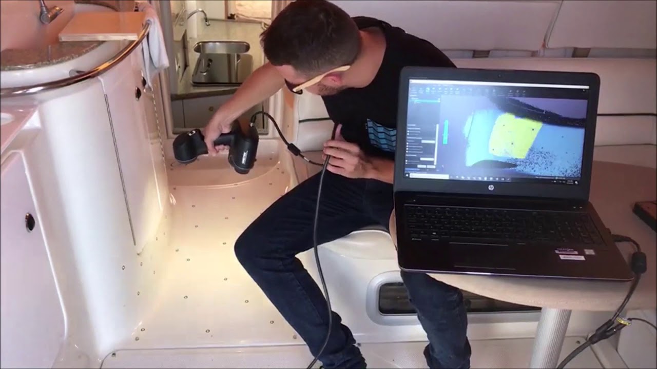 3D Scanning a Boat with the Go!SCAN