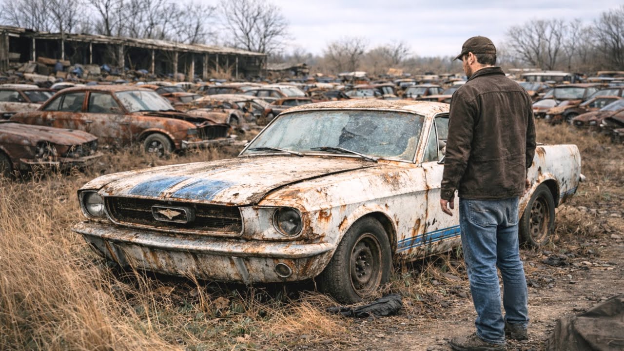 ASMR Car Restoration! Mustang Barn Find Full Restoration from Abandoned to Brand New