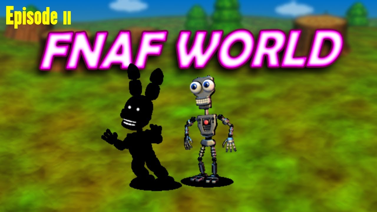 Endo - 01 And RWQFSFASXC Unlocked - Fnaf World Gameplay Part 11