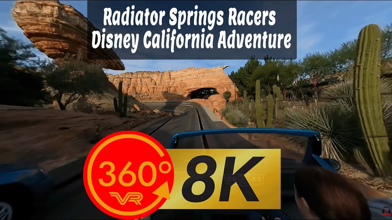 Radiator Springs Racers | 8K 360 VR spatial audio | Disney California Adventure