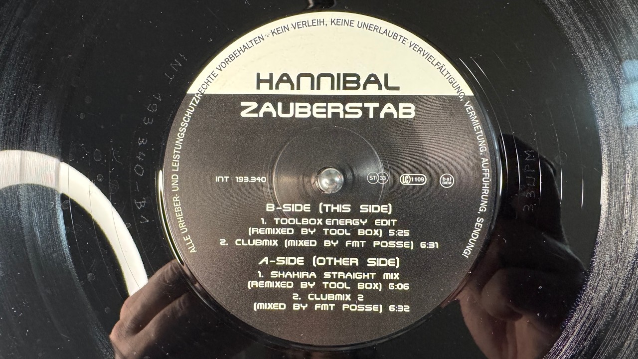 Hannibal – Zauberstab (Shakira Straight Mix) - Blow Up – INT 193.340 (1997)
