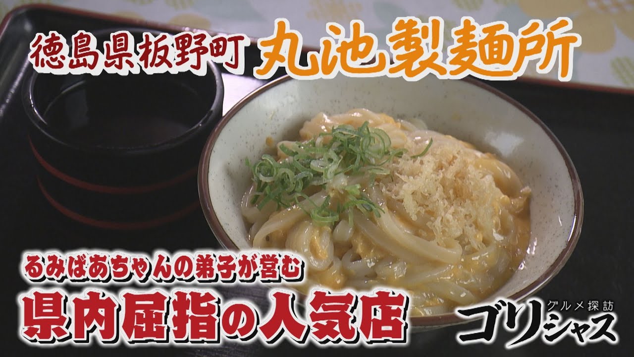 【ゴジカル！】ゴリシャス・丸池製麺所（板野町）