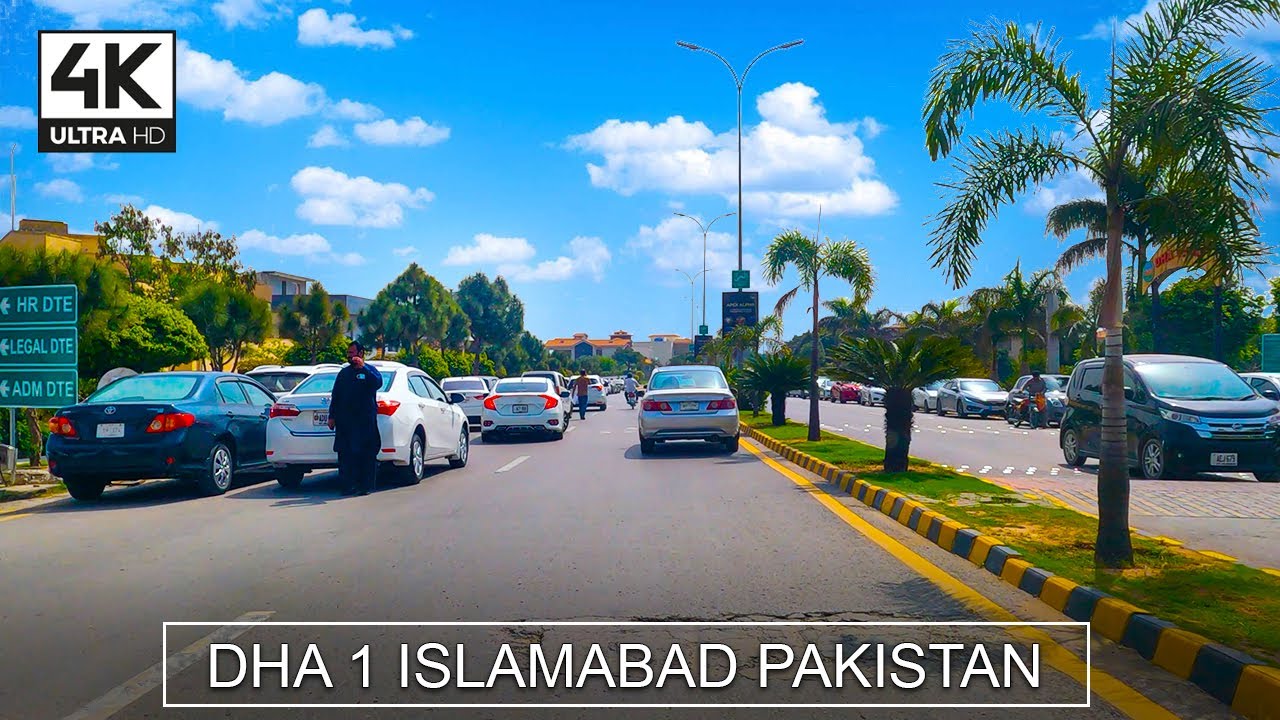 4K / Islamabad Pakistan DHA PHASE 1 | Beautiful Islamabad City 2022 | DHA PHASE 1- 4k drive