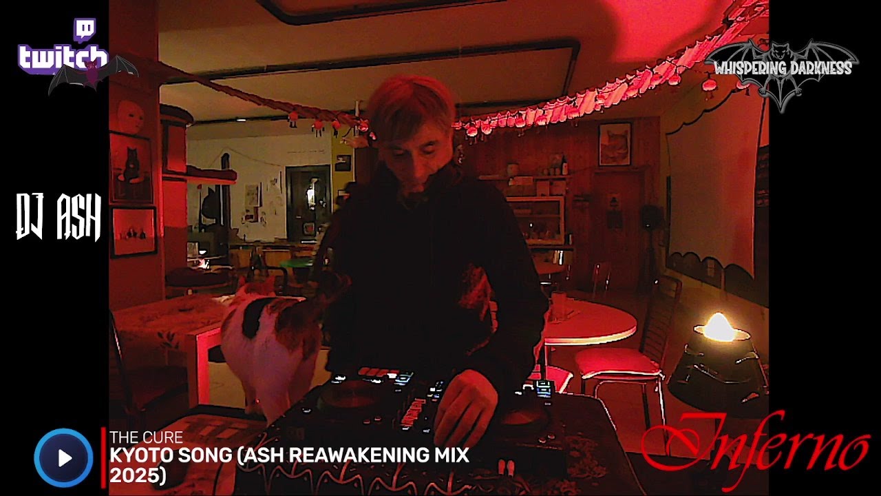 1 HOUR Dark Post-Punk Beats 🔥 DJ Ash INFERNO Live Set | Neko Cat Cafè Chapter 121 #darkwave #goth