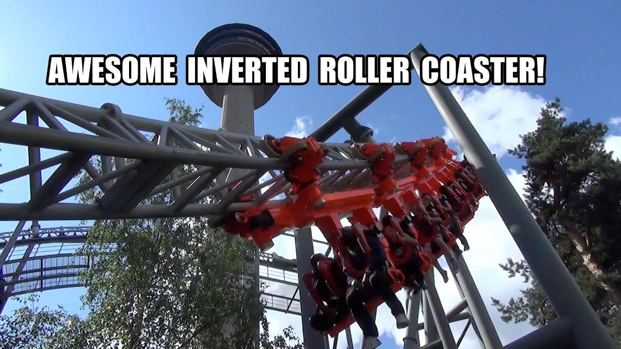 Tornado Roller Coaster POV AWESOME Intamin Invert Sarkanniemi Finland