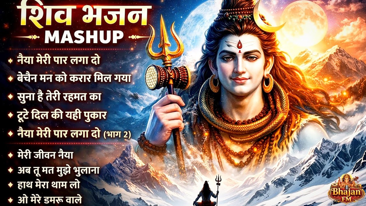 Shiv Bhajan Mashup 2026 🔱 | Naiya Meri Paar Laga Do | Bechain Mann Ko Karaar | Morning Shiv bhajan
