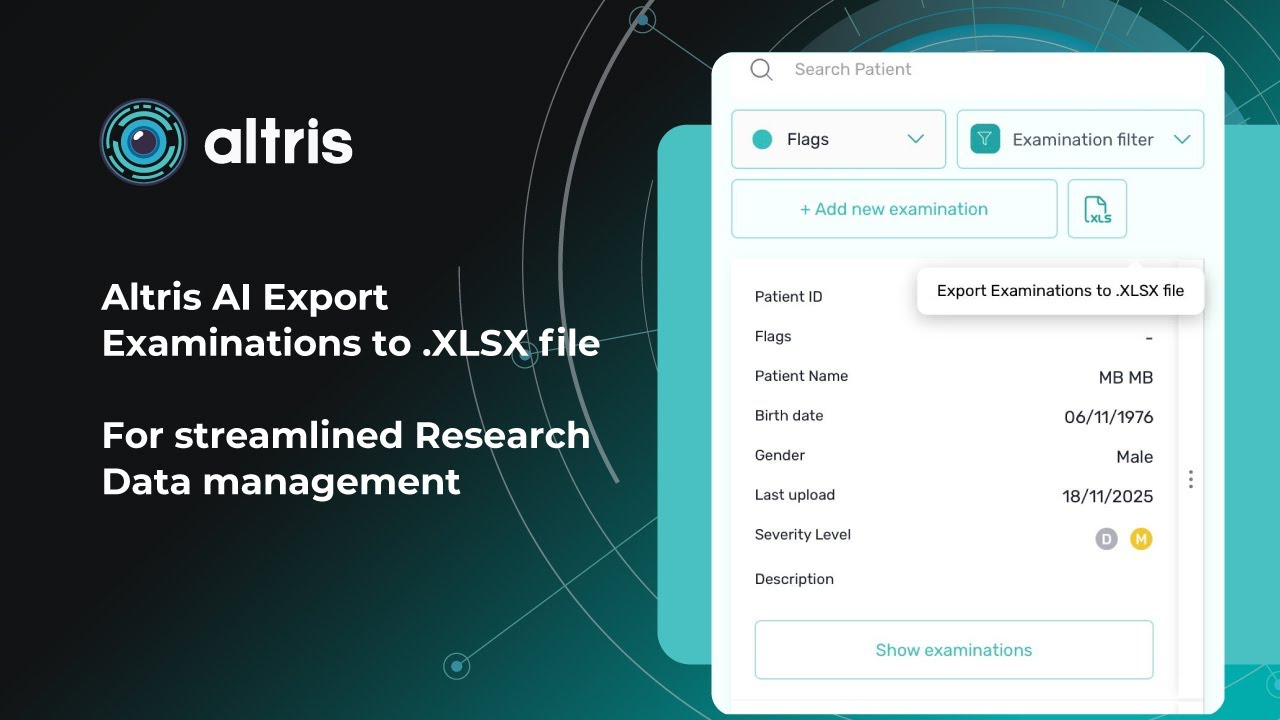 Altris AI экспортирует результаты исследований в файл .XLSX.