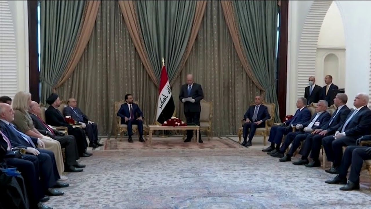 العراق | جانب من مراسم تكليف الحكومة الجديدة برئاسة مصطفى الكاظمي