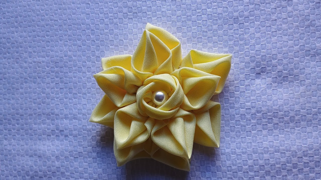 FLOR DE TECIDO, FÁCIL E LINDA.