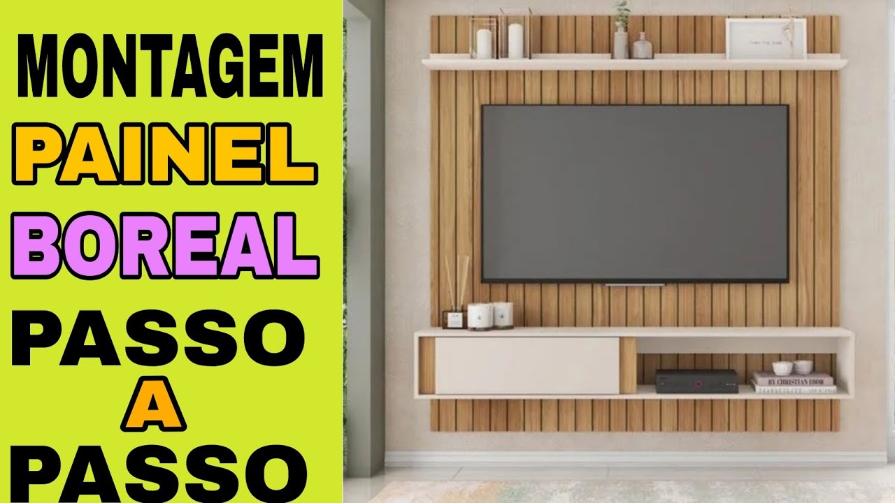 Como montar painel boreal 1 porta da marca caemmum passo a passo
